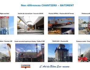 Références chantiers Batiment